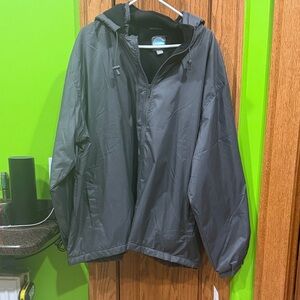 Totes Men's Charcoal Windbreaker Jacket